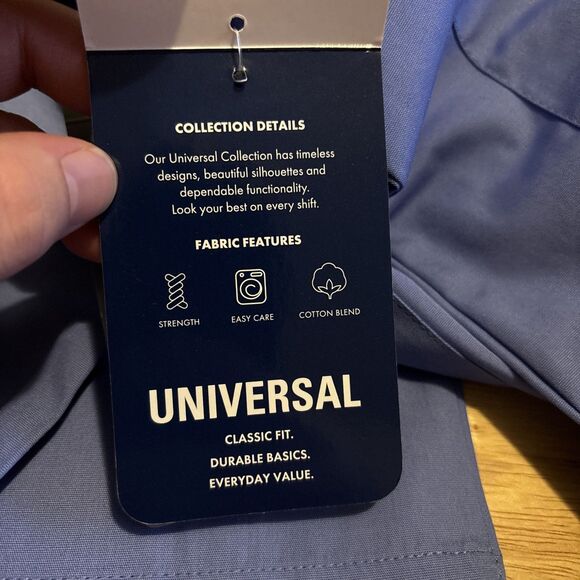 Adar Universal NWT Scrub Pants Size Large Tall Ceil Blue Style 504T Unisex - Picture 8 of 11